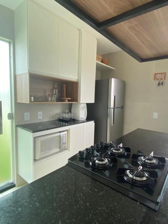 Casa Totalmente Equipada Ampla E Confortavel Em Condominio - Cha Grande-Pe Esterno foto