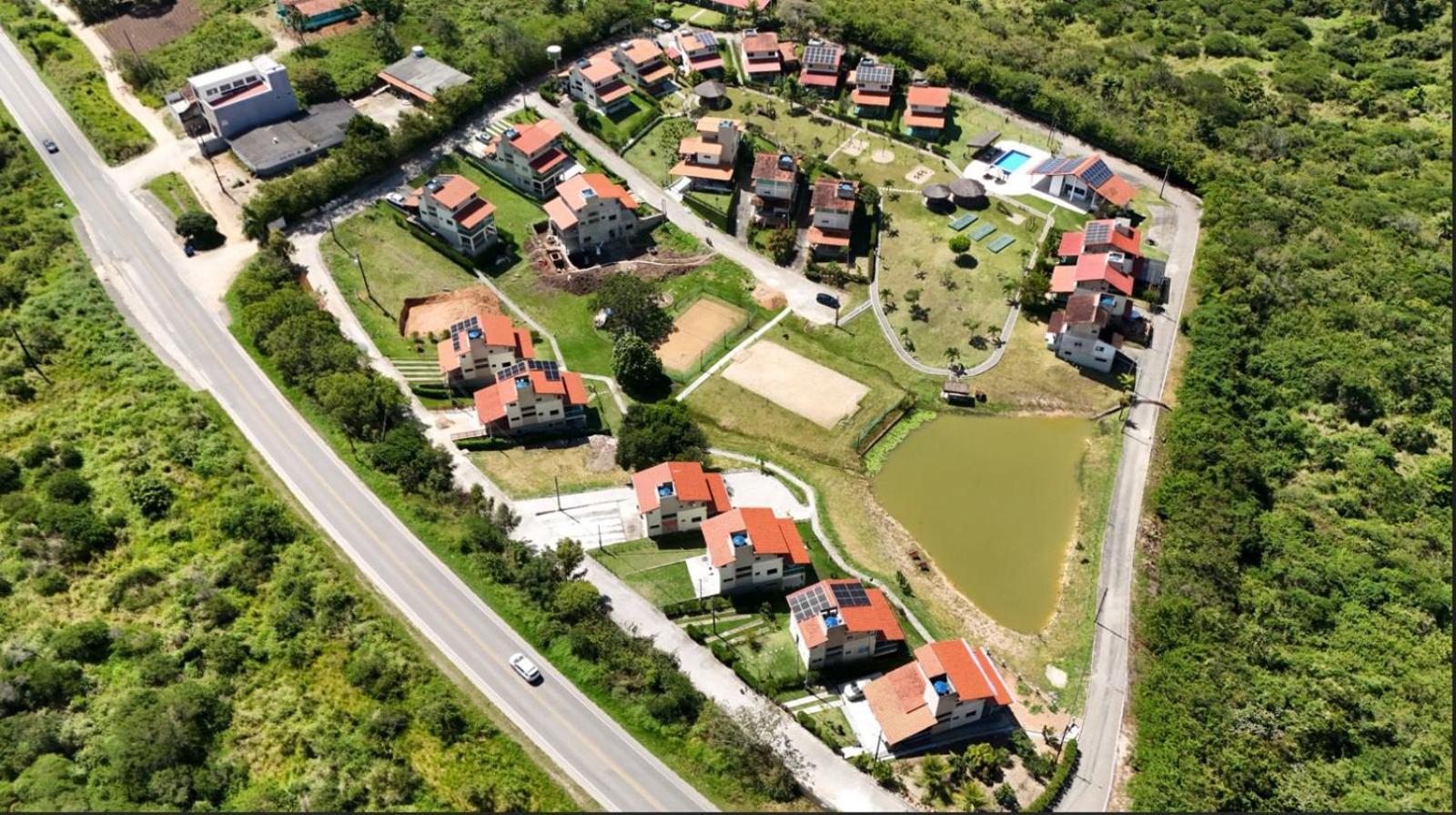Casa Totalmente Equipada Ampla E Confortavel Em Condominio - Cha Grande-Pe Esterno foto