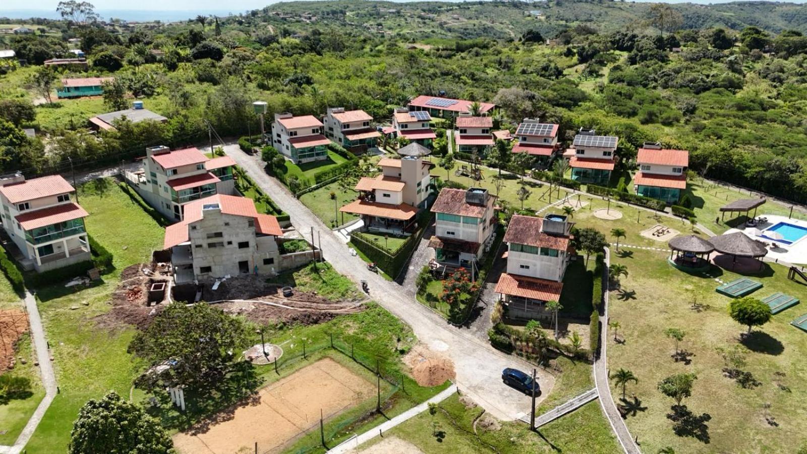 Casa Totalmente Equipada Ampla E Confortavel Em Condominio - Cha Grande-Pe Esterno foto