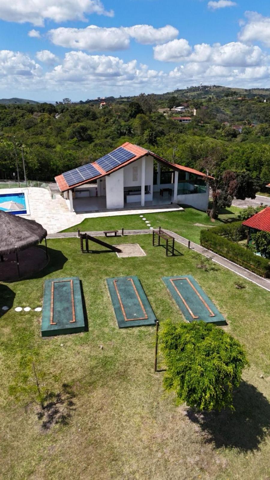 Casa Totalmente Equipada Ampla E Confortavel Em Condominio - Cha Grande-Pe Esterno foto